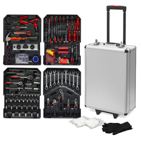 Malette multi outils 820pcs avec poignée téléscopique