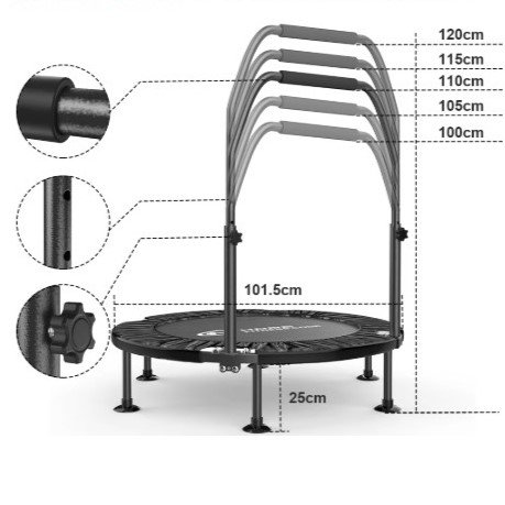 Trampoline ajustable
